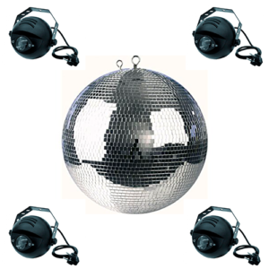 Spiegelkugel Set